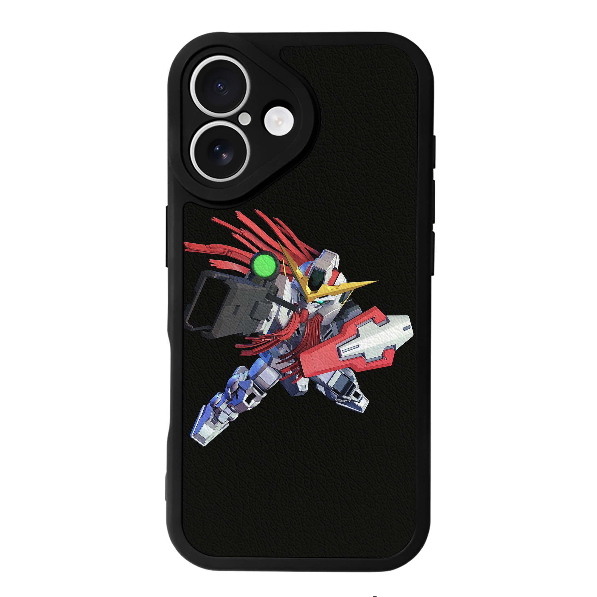 （画像用） 機動戦士ガンダム Mobile Suit Gundam 【iPhone 16シリーズ対応】シリコンスマホケース（レザー調） 材質：シリコン